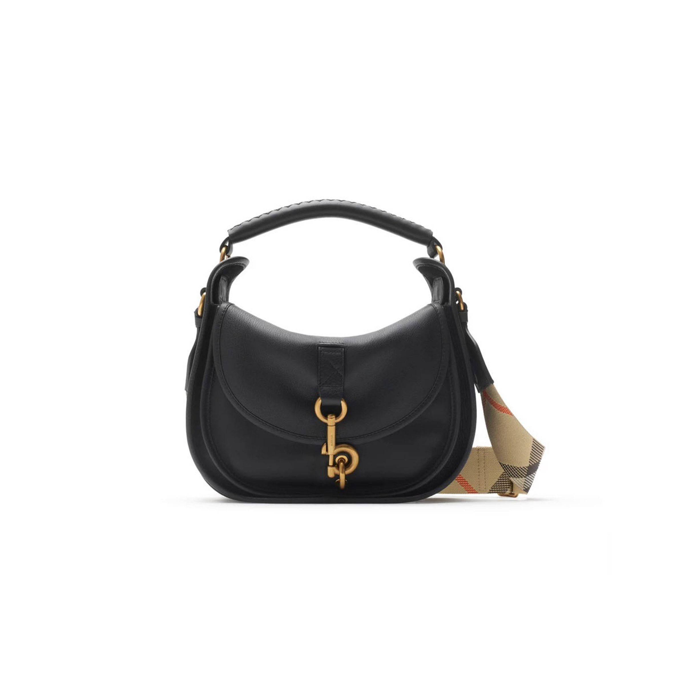 BURBERRY SMALL B-SHAPED BUCKLE MESSENGER BAG 81077271 (27.5*19*11cm)